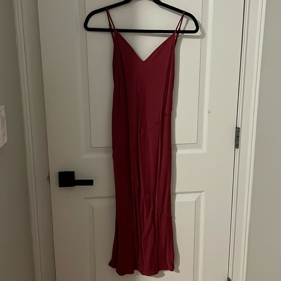 Pink Anthropologie slip dress - Picture 1 of 4
